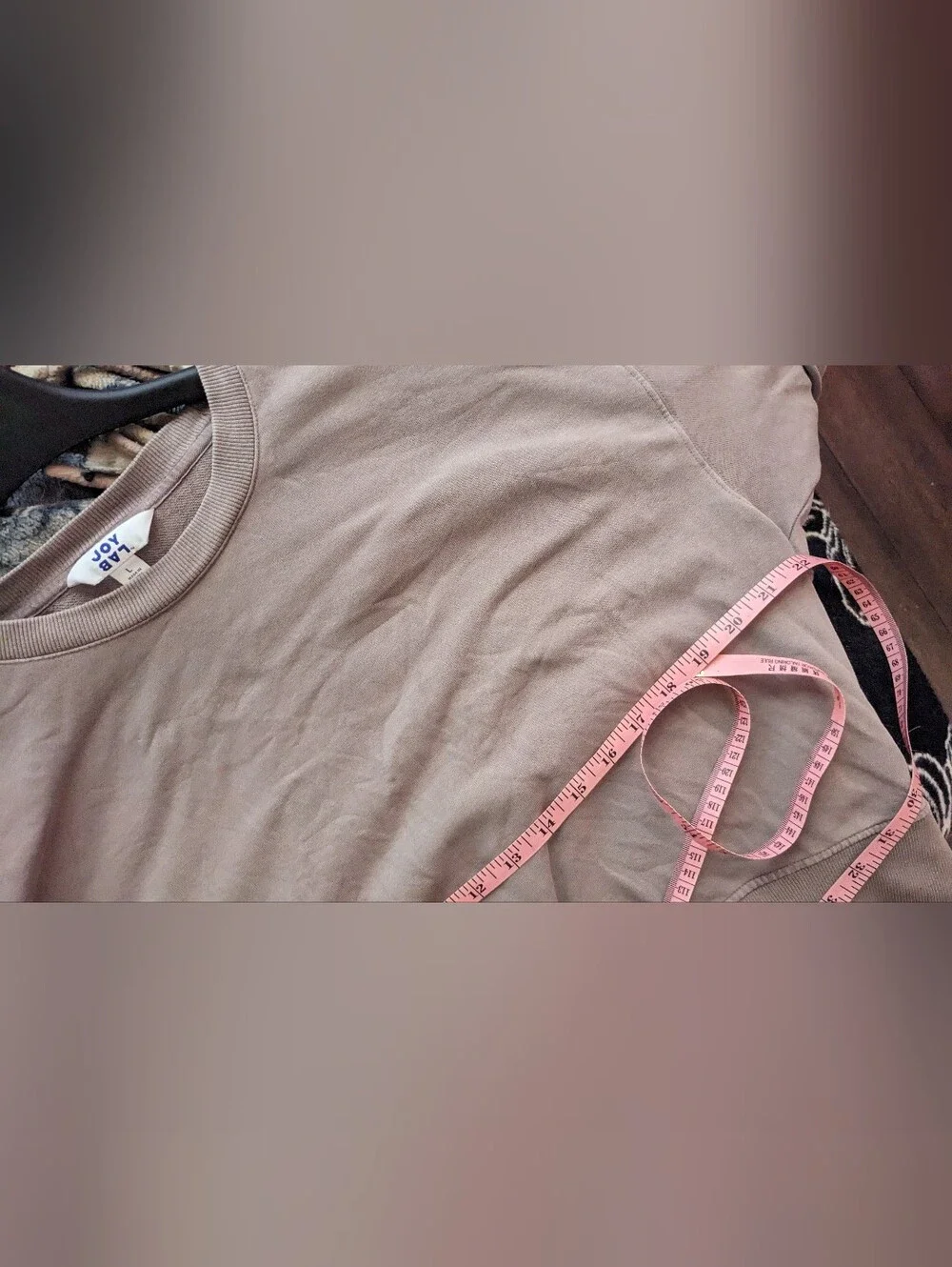 JoyLab Crewneck Sweatshirt in Taupe Mauve